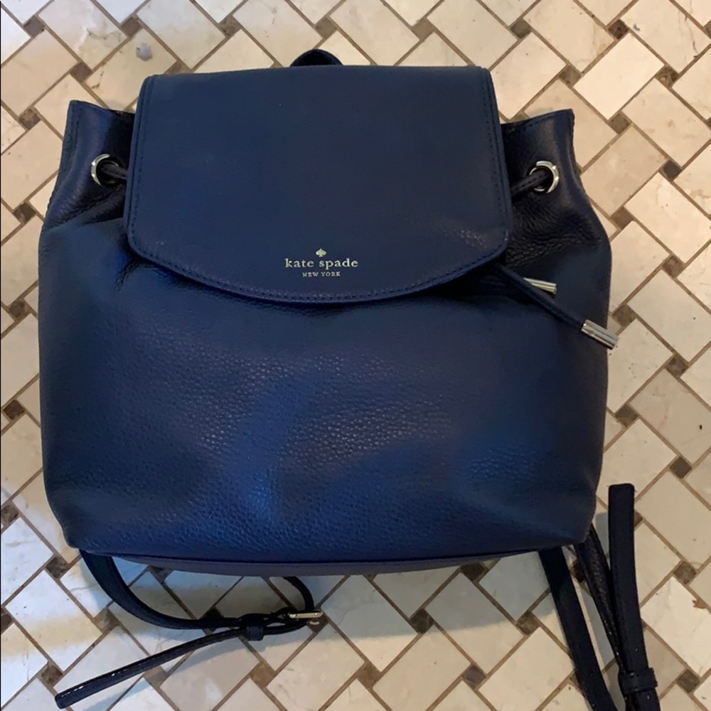 Kate Spade Small Breezy Backpack in Navy(offshore)